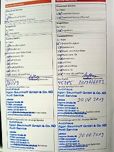 Audi A6 2.0 TDI S-Tronic S-Line 20', Teilleder